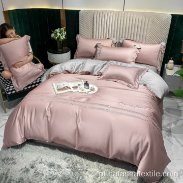 Conjuntos de cama de luxo tencel duplo